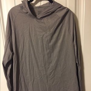Patagonia Men’s Grey Cotton lightweight Hoodie EUC